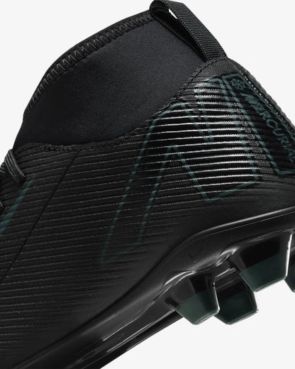 Nike Jr Superfly 10 Club FG Firm Ground Soccer Cleats Black Deep Jungle Black