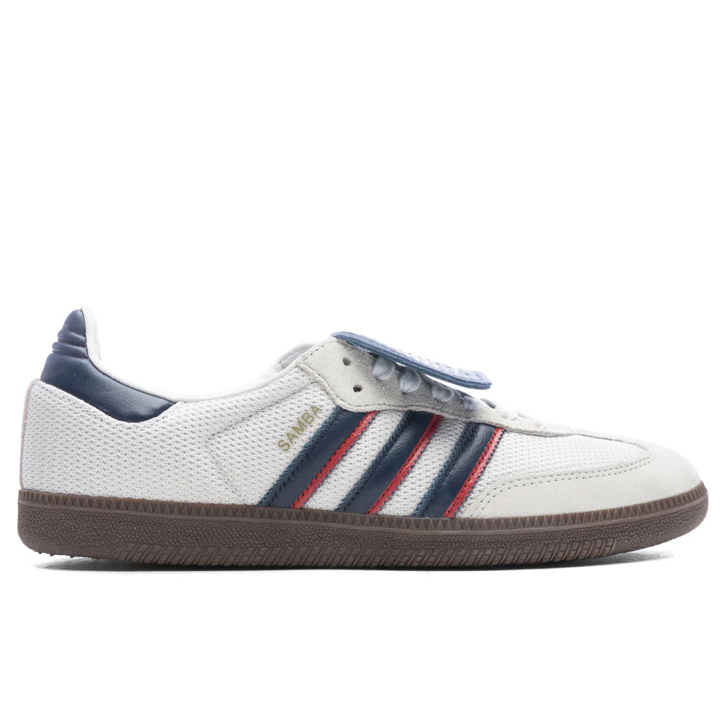 Samba LT Crystal White Dark Blue Gum