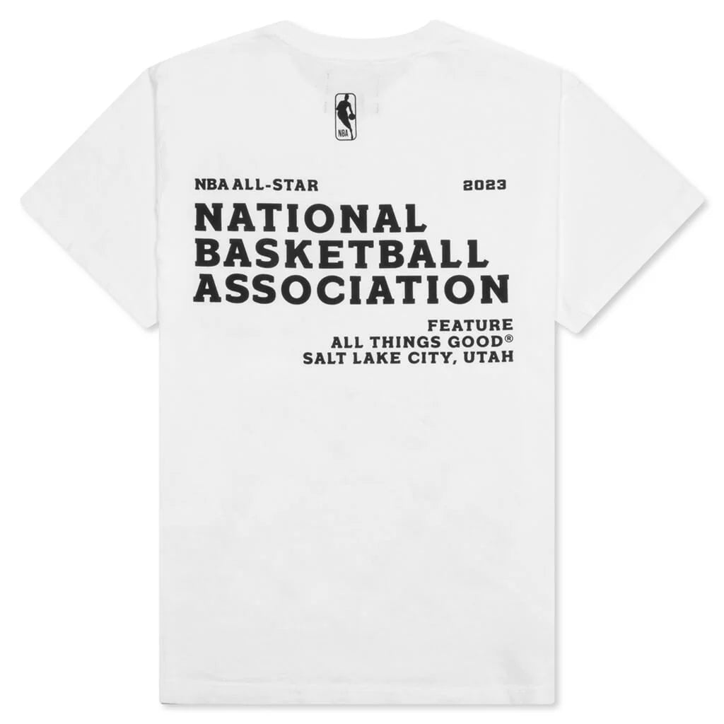 NBA Salt Lake City Tee White