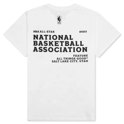 NBA Salt Lake City Tee White