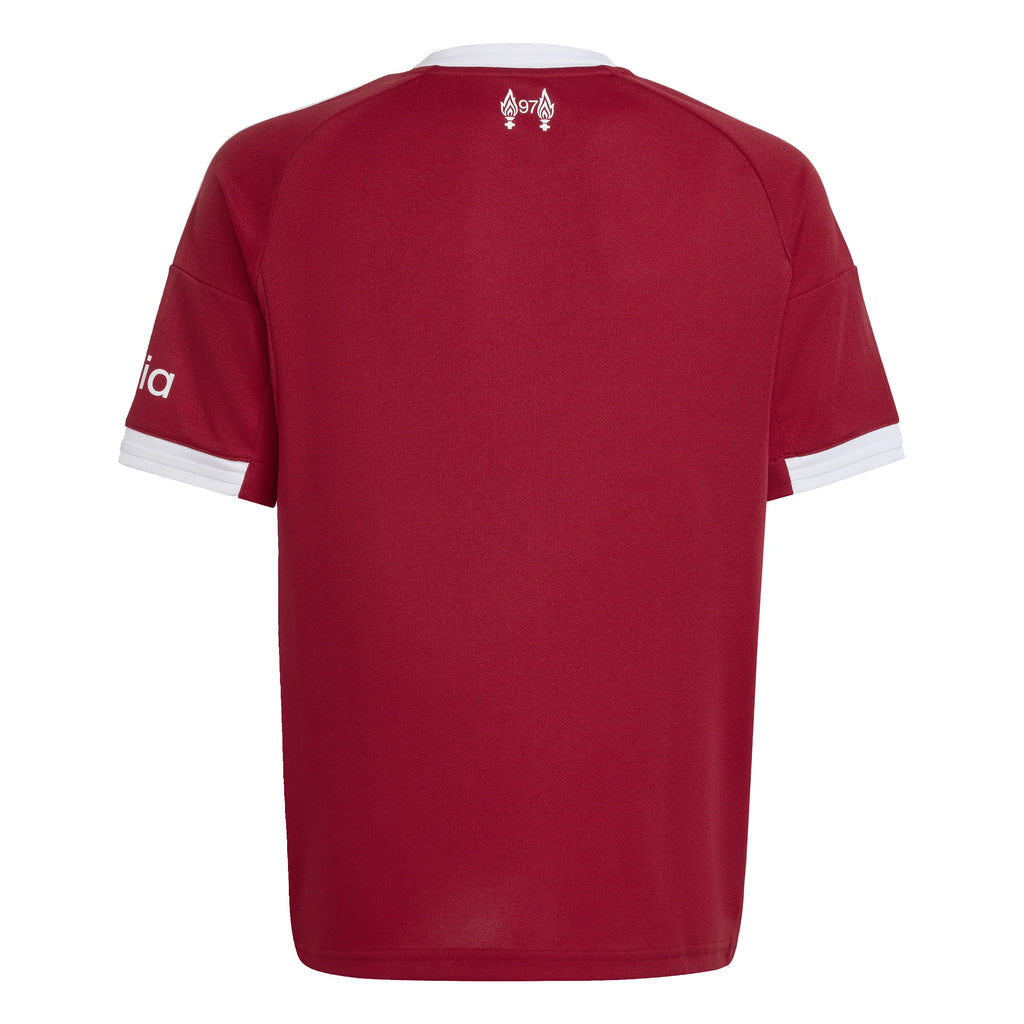 adidas Liverpool FC Home Youth Soccer Jersey 25 26 Red