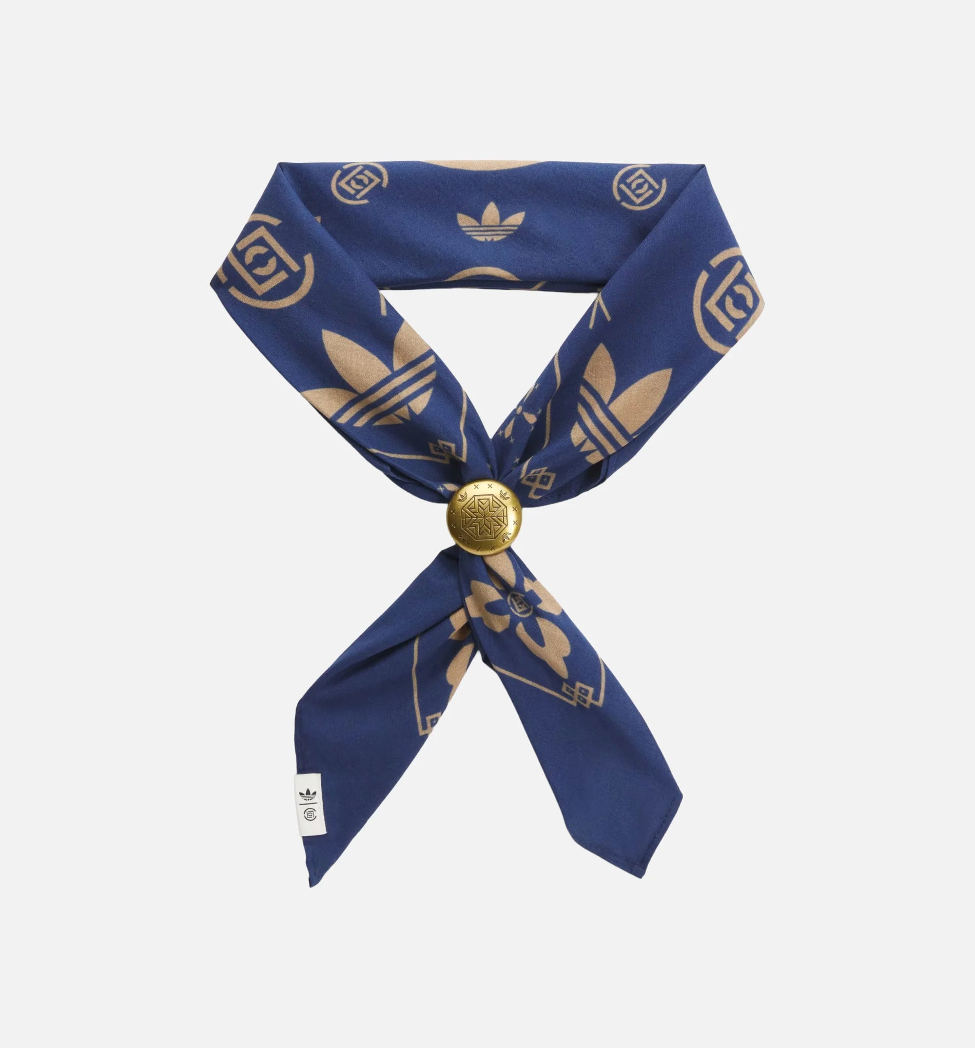 CLOT Bandana By Edison Chen Mens Scarf Tech Indigo Cardboard