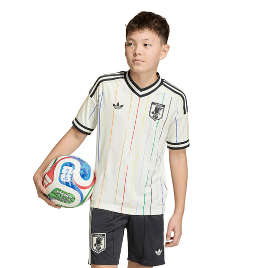 adidas Japan Away Youth Soccer Jersey 2026 White Black