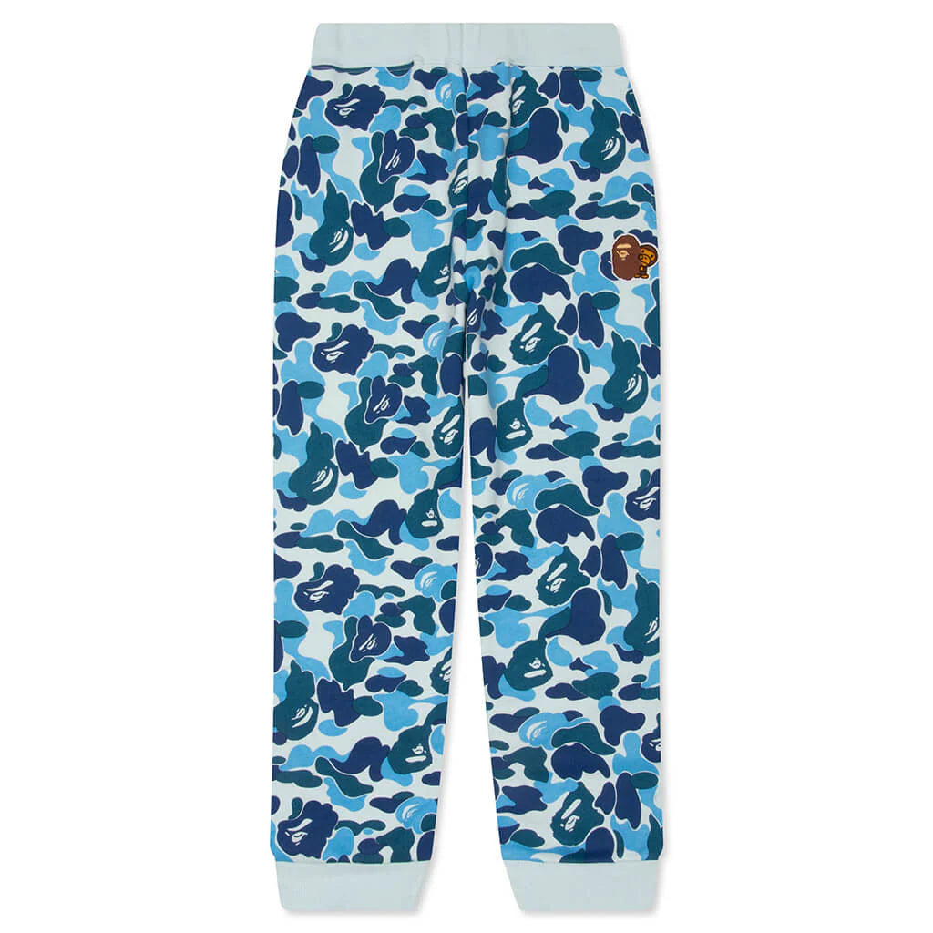 Kids ABC Camo Ape Milo One Point Sweat Pants Blue