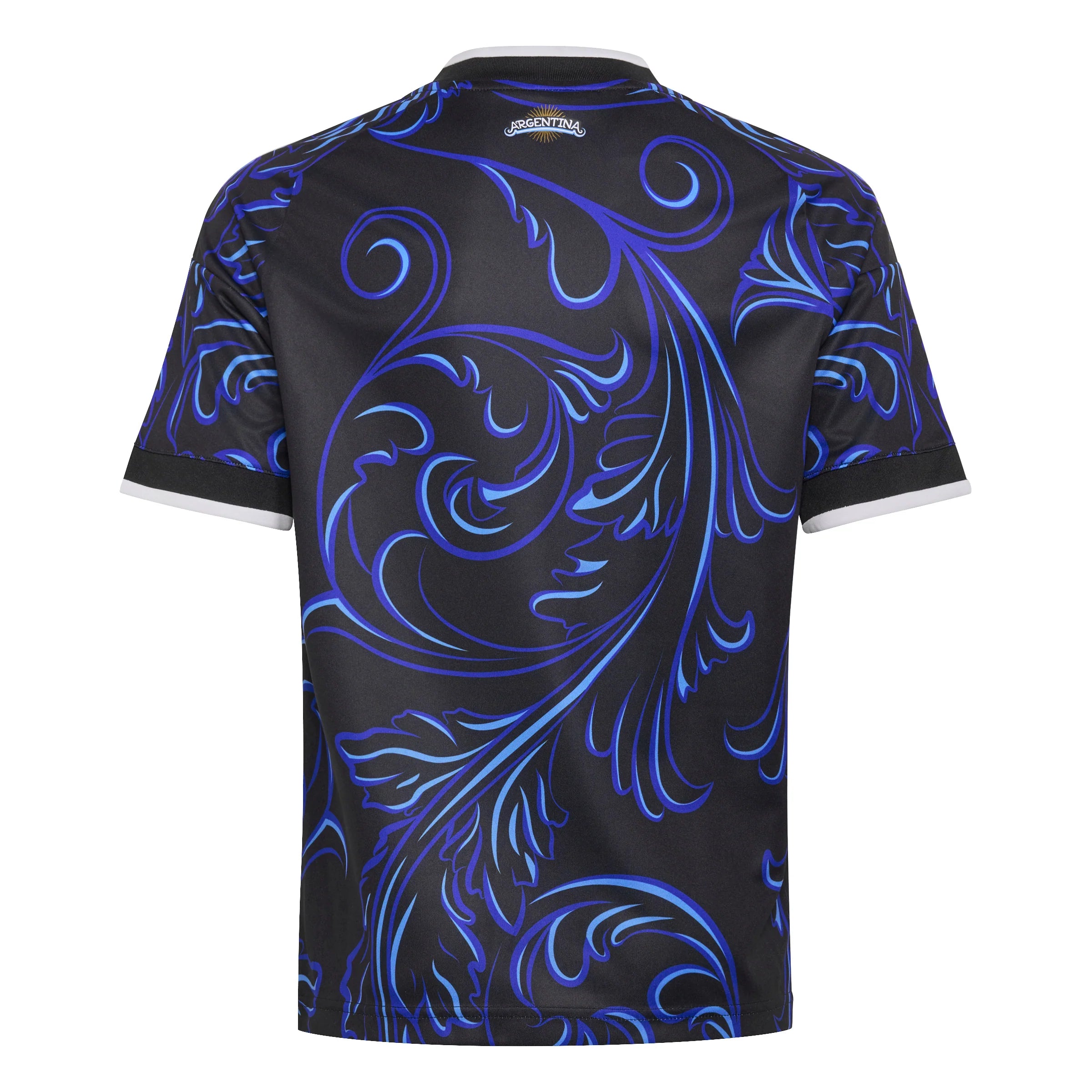 adidas Argentina Away Youth Soccer Jersey 2026 Black Blue
