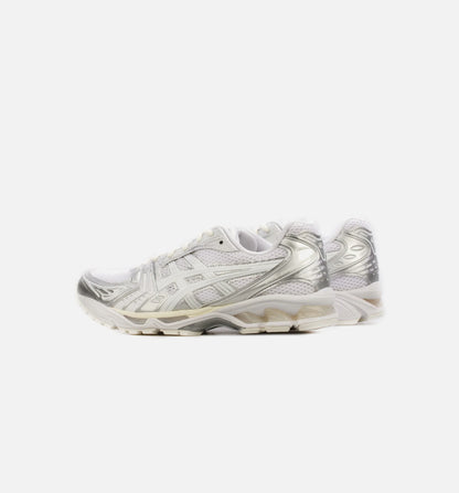 JJJJound x Gel Kayano 14 Mens Running Shoe White Silver