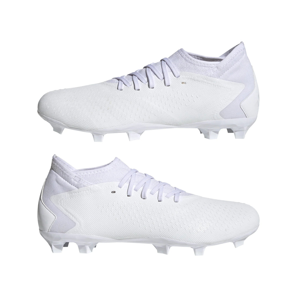 adidas Predator Accuracy3 FG Firm Ground Soccer Cleats White Black