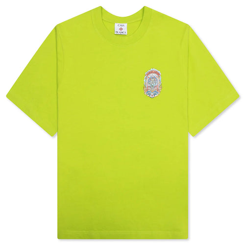 Casa Way Skate Printed T Shirt Lime