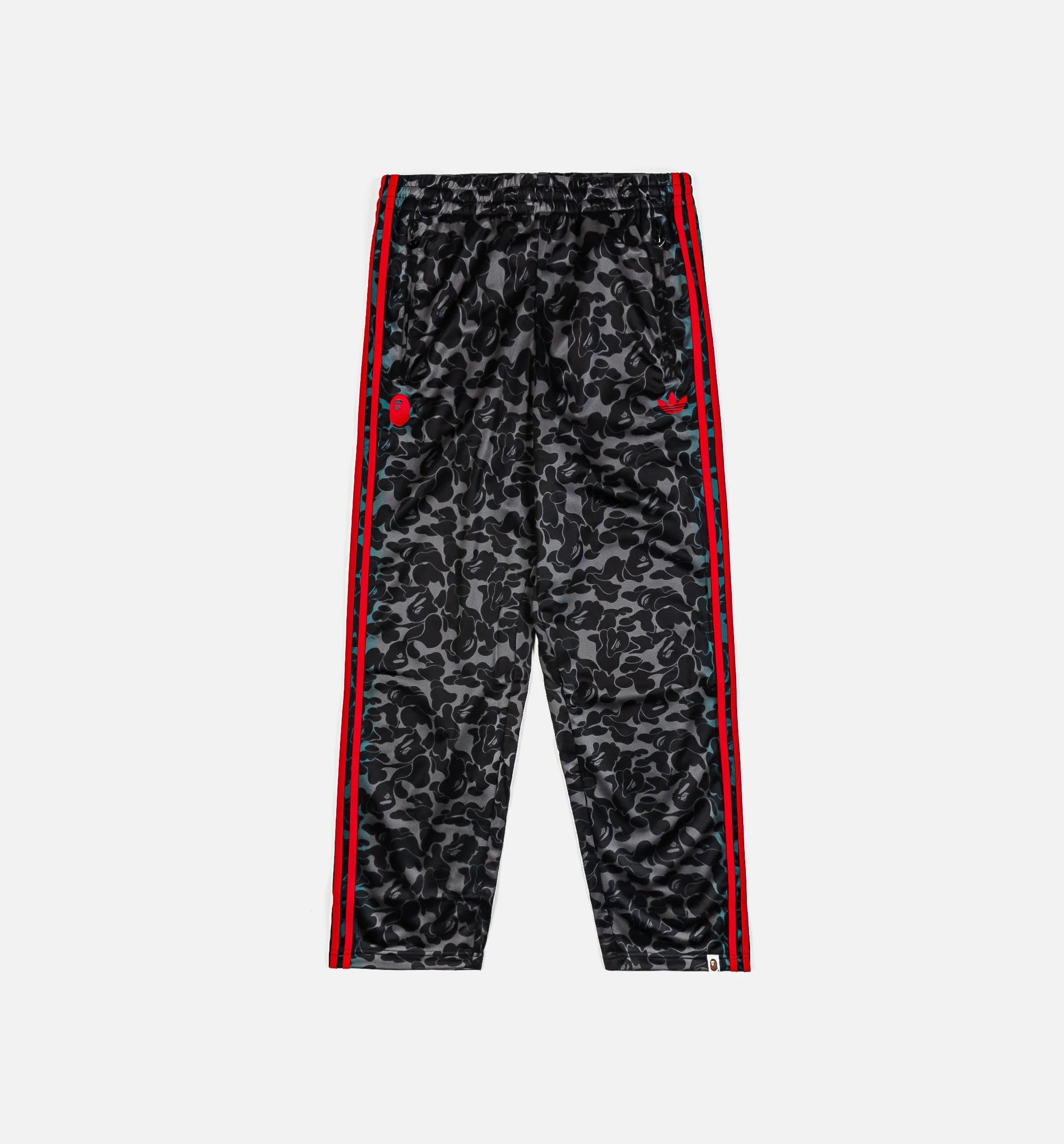 Bape x Adidas All Over Print Track Mens Pant Black