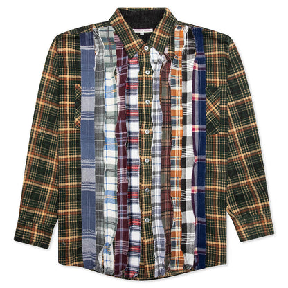 Ribbon Flannel Shirt Assorted