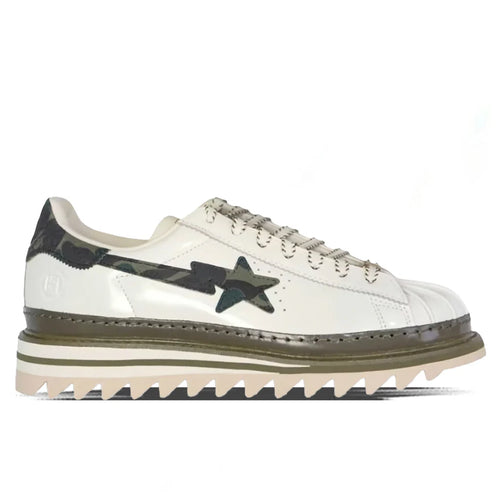 Adidas x BAPE x CLOT By Edison Chen Superstar Off White Branch Olive Cargo