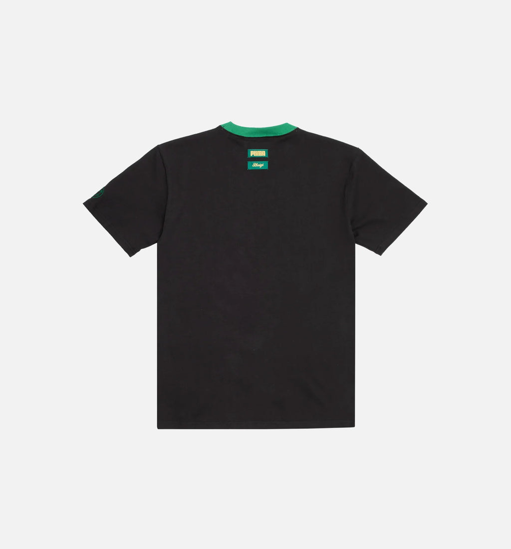 Rhuigi Graphic Mens Short Sleeve Shirt Black Green