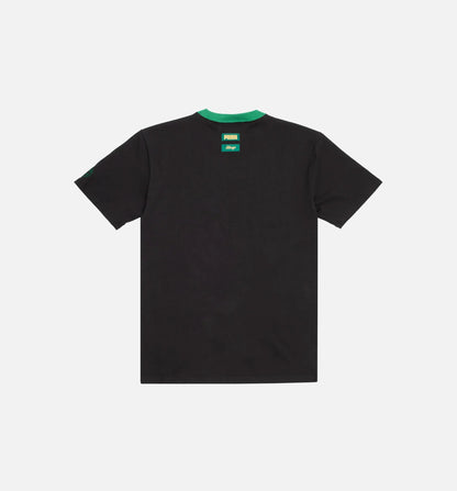 Rhuigi Graphic Mens Short Sleeve Shirt Black Green