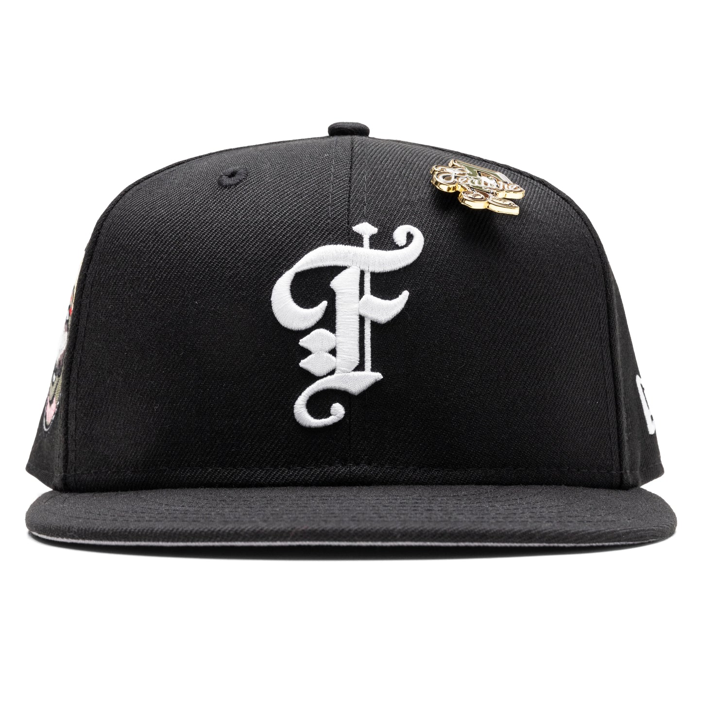Feature x New Era 59FIFTY Fitted Old English F Calabasas Black White