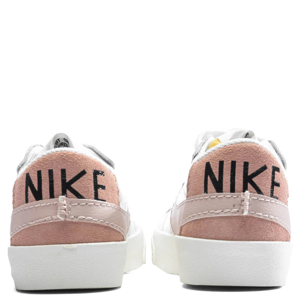 Womens Blazer Low 77 Jumbo White Pink Oxford Rose Whisper
