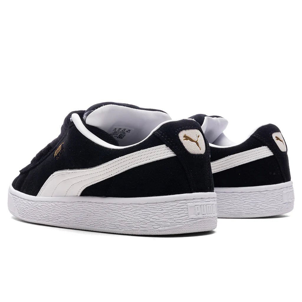 Suede XL Black White