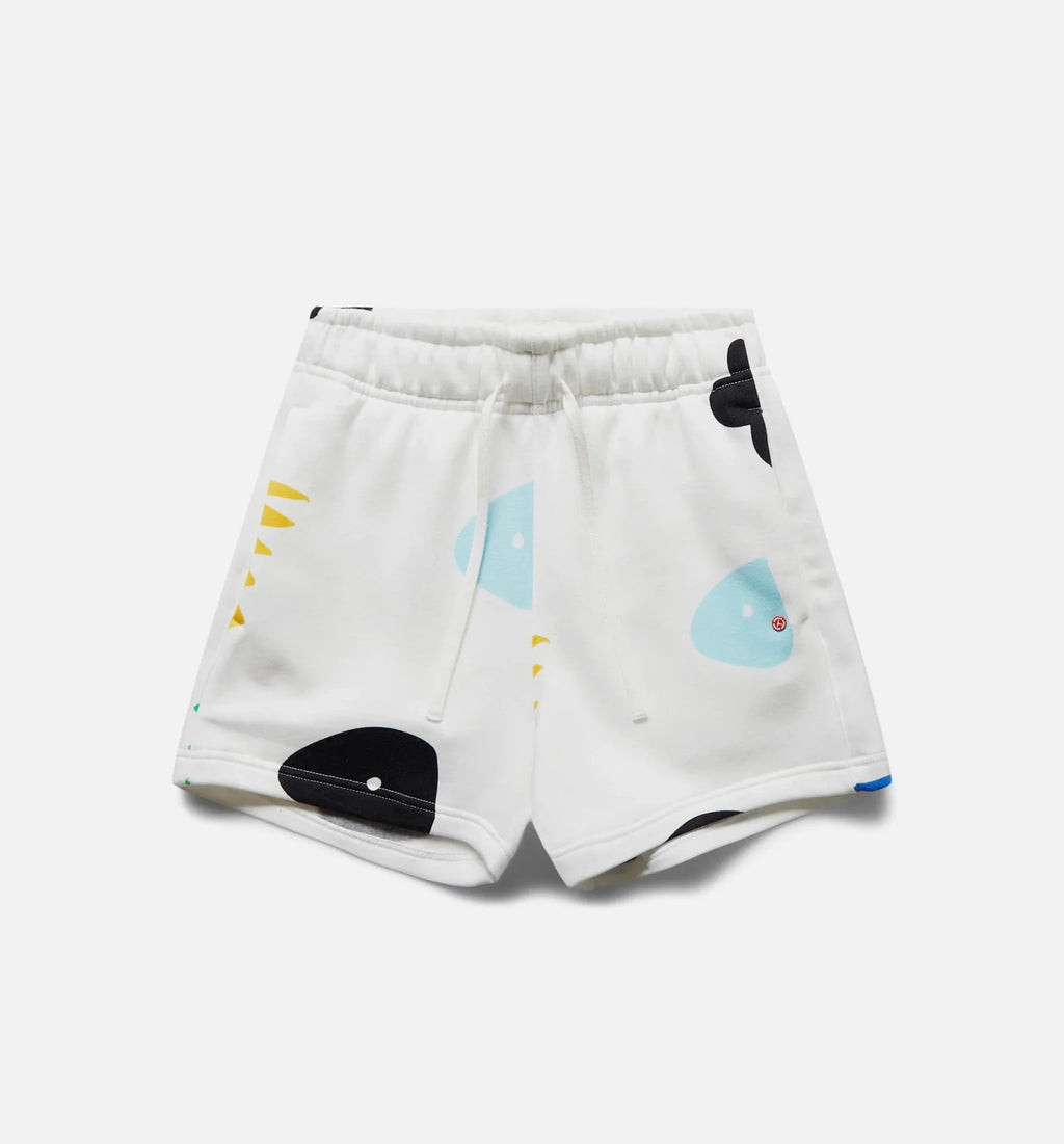 Artist Series by Mia Lee Flight Fleece Womens Shorts White