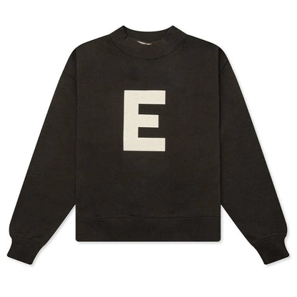 Kids Essential Crewneck Off Black