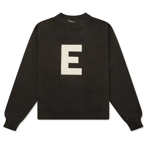 Kids Essential Crewneck Off Black
