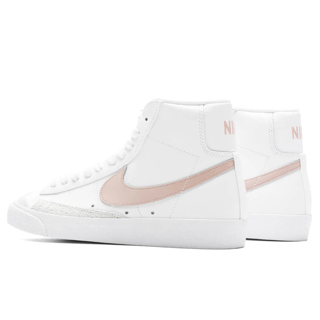 Womens Blazer Mid 77 White Pink Oxford