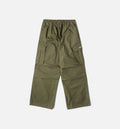 Mid Rise Oversized Woven Cargo Womens Pant Medium Olive Sail
