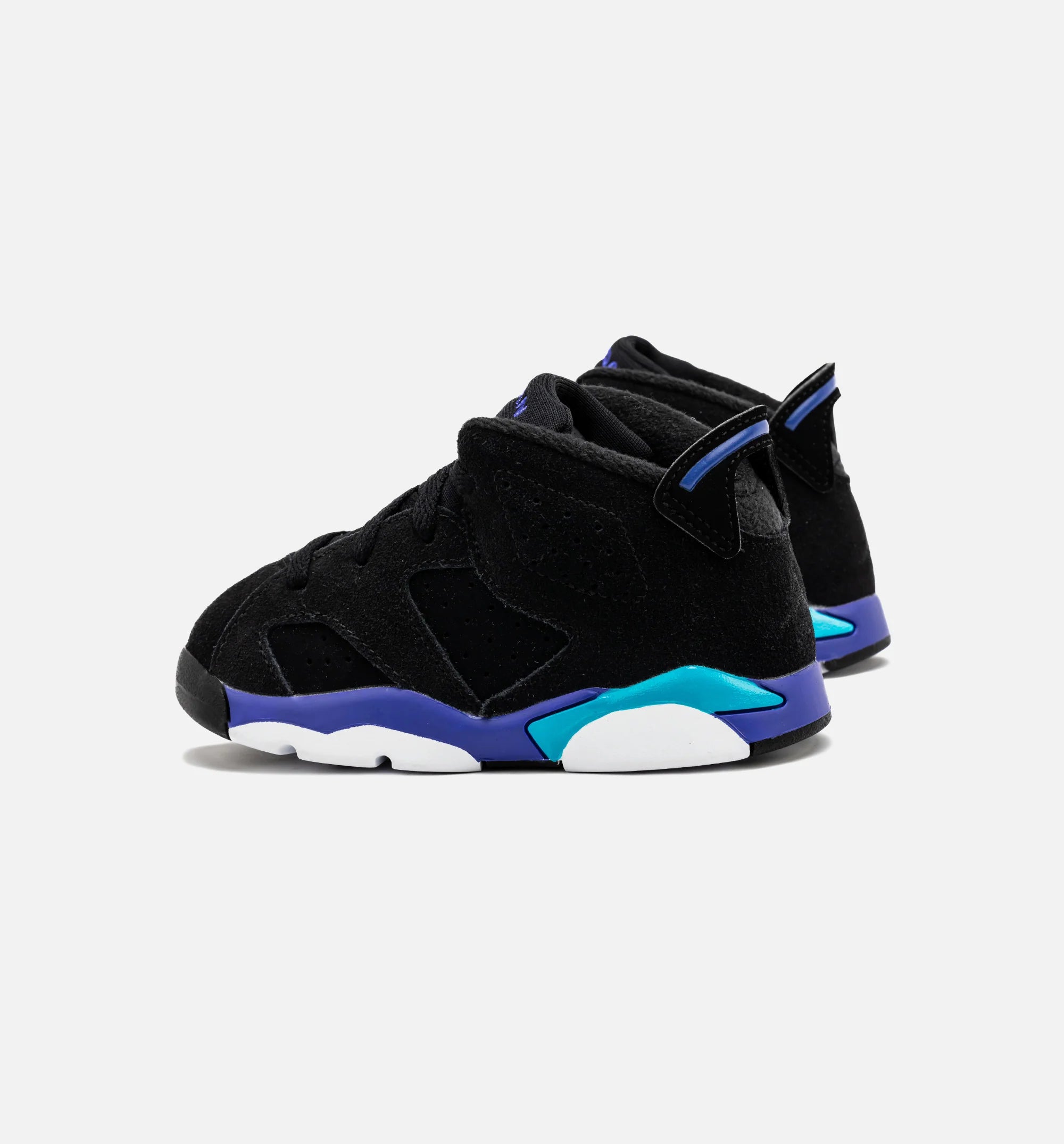 Air Jordan 6 Retro Aqua Infant Toddler Lifestyle Shoe Black Aquatone Bright Concord