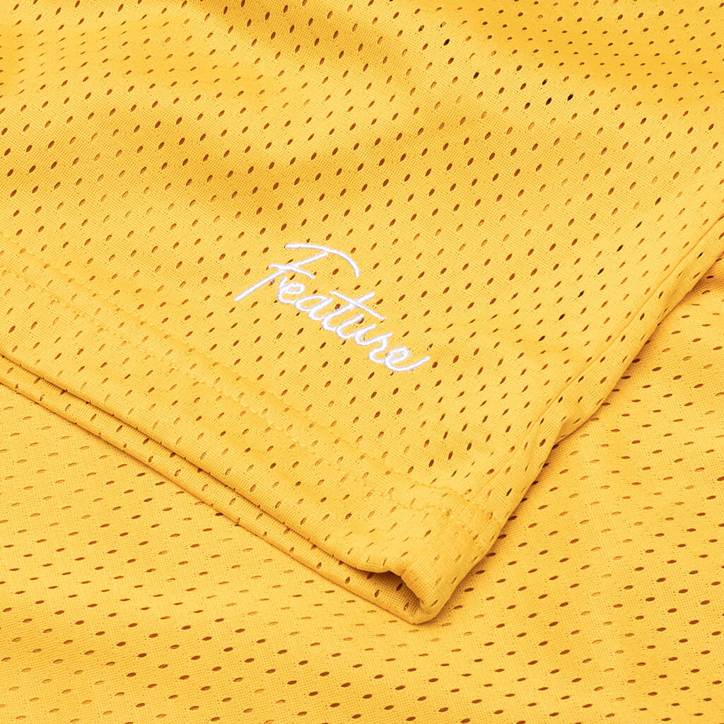 West Mesh Shorts Yellow