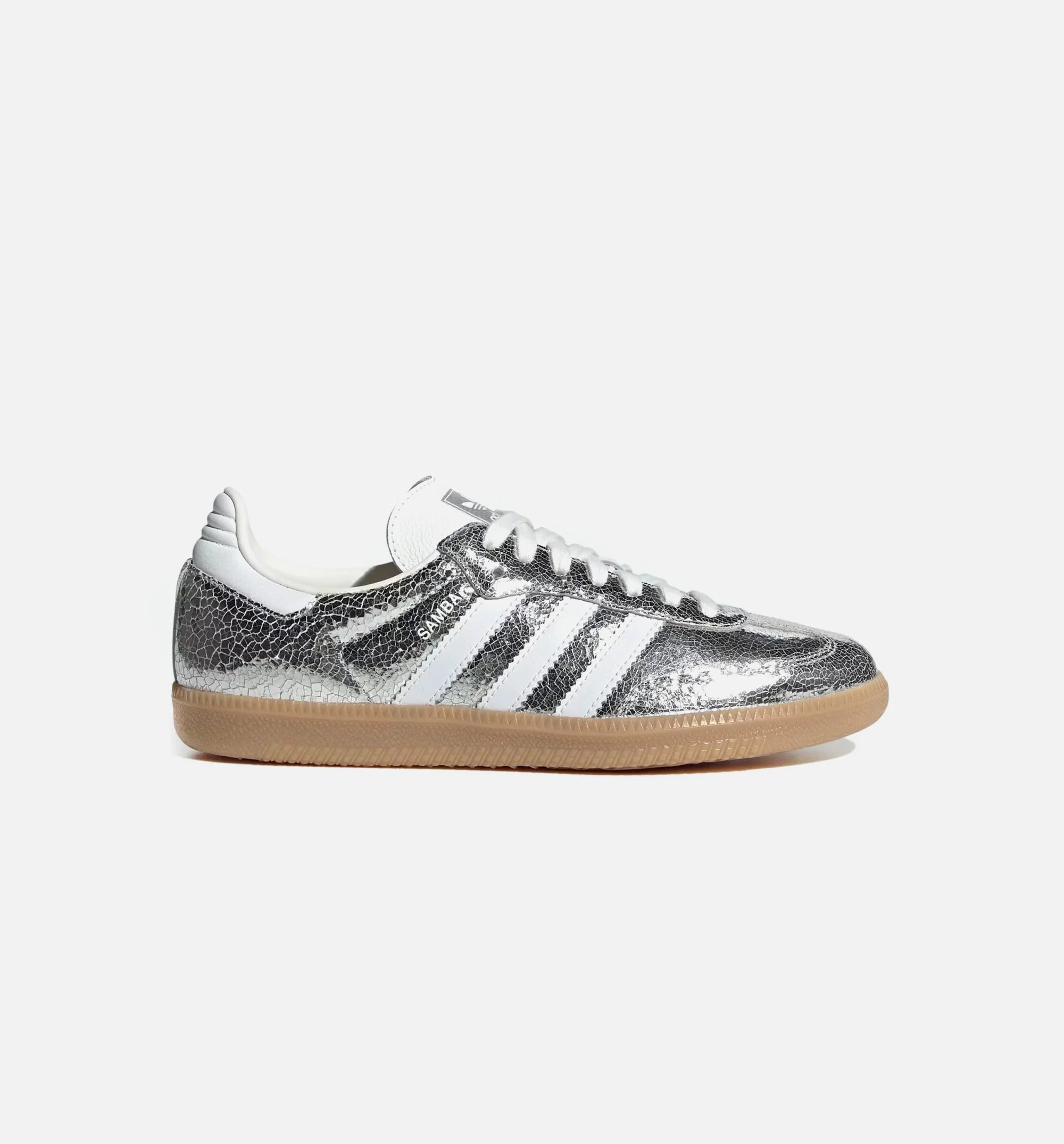Samba OG Womens Lifestyle Shoe Silver Metallic Cloud White Core White