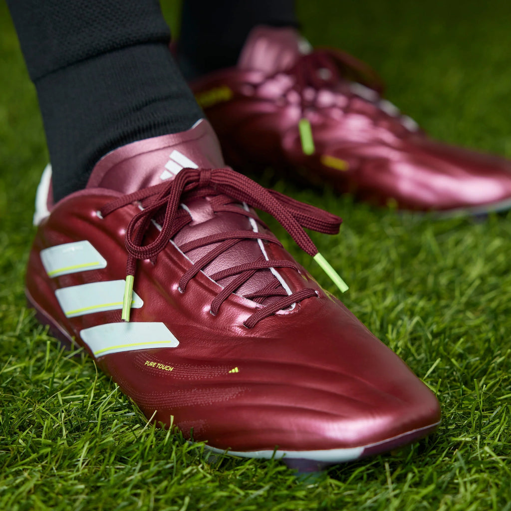 adidas Copa Pure 2 Elite FG Firm Ground Soccer Cleats Shadow Red White Solar Yellow