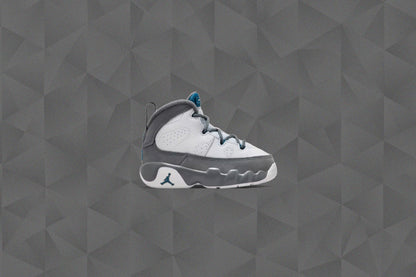 Air Jordan 9 Retro Flint Grey TD White French Blue Flint Grey