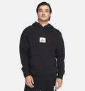 Flight Fleece Graphic Mens Hoodie Black White Red