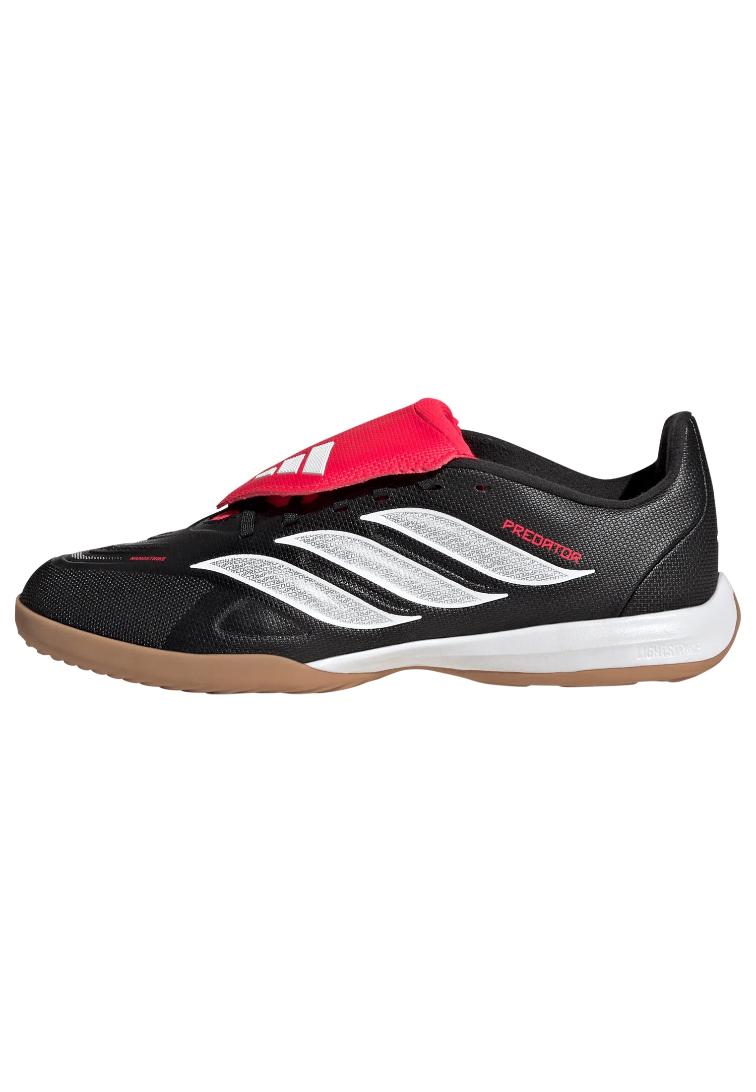 adidas Predator League Fold Over Tongue IN Indoor Youth Soccer Shoes Black White