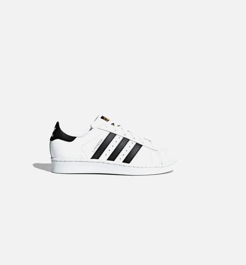 Superstar Grade School Lifestyle Shoe White Black
