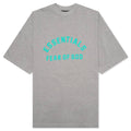 Heavy Jersey S S Tee Dark Heather Oatmeal