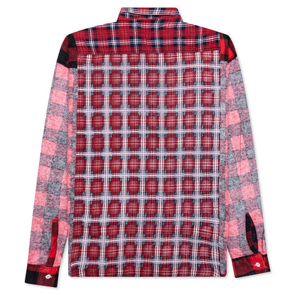 Ribbon Wide IO Flannel Shirt Assorted