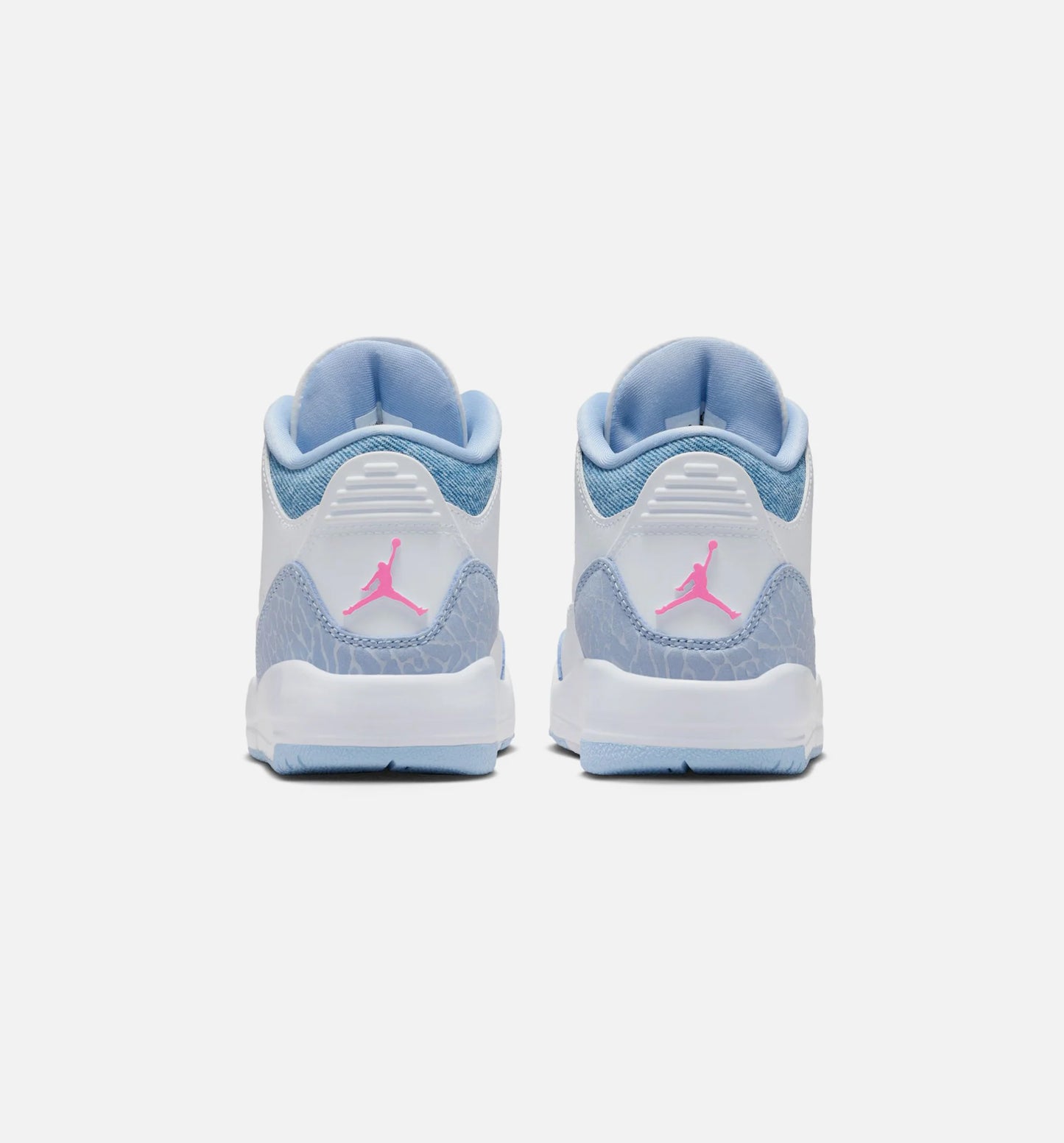 Air Jordan 3 Retro Cobalt Bliss Preschool Lifestyle Shoe White Cobalt Bliss Football Grey Pink Glow
