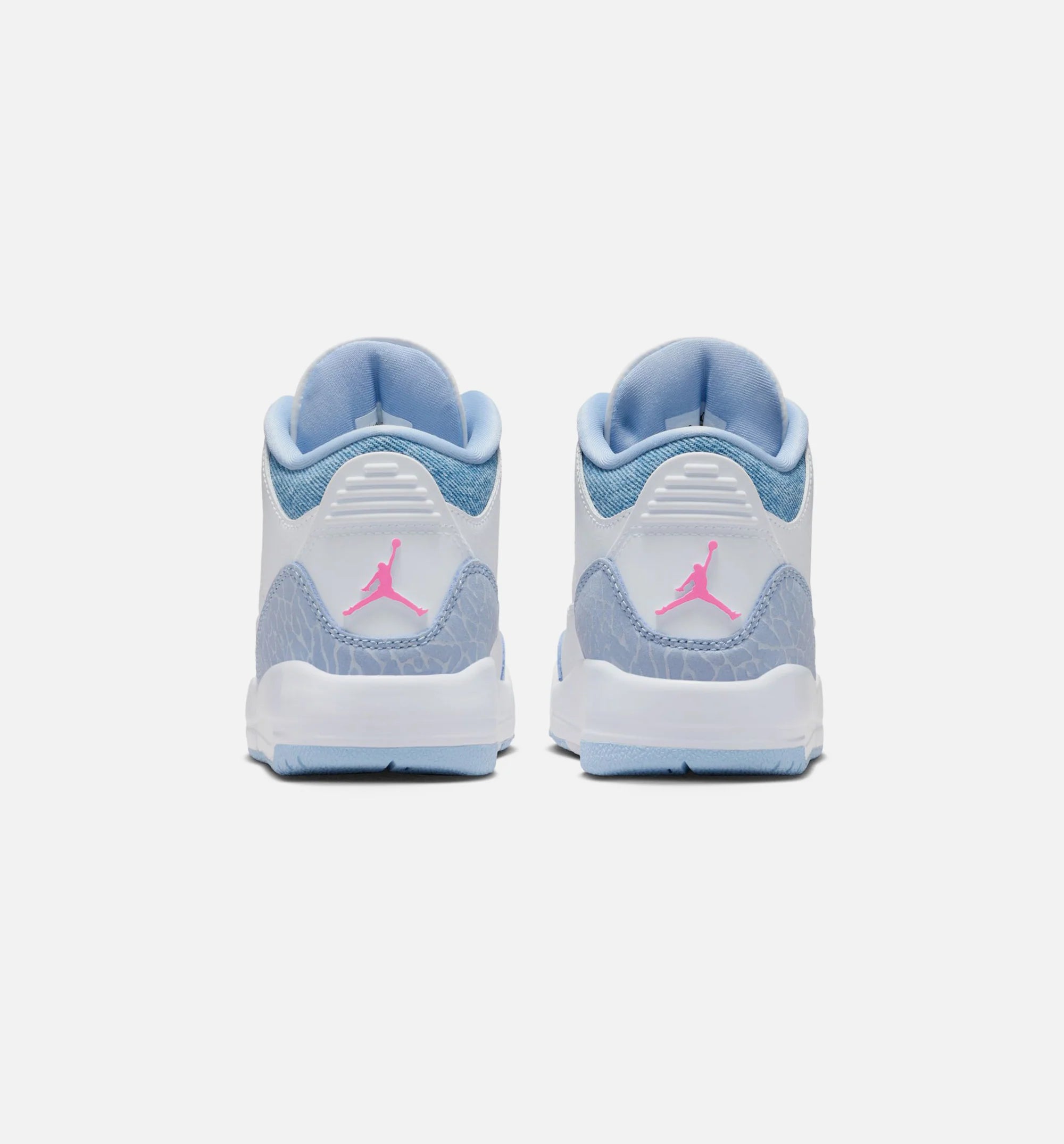 Air Jordan 3 Retro Cobalt Bliss Preschool Lifestyle Shoe White Cobalt Bliss Football Grey Pink Glow