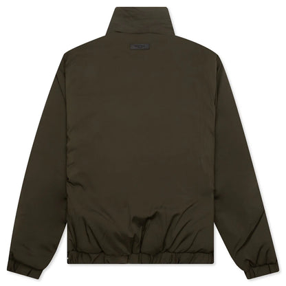 Nylon Puffer Jacket Off Black