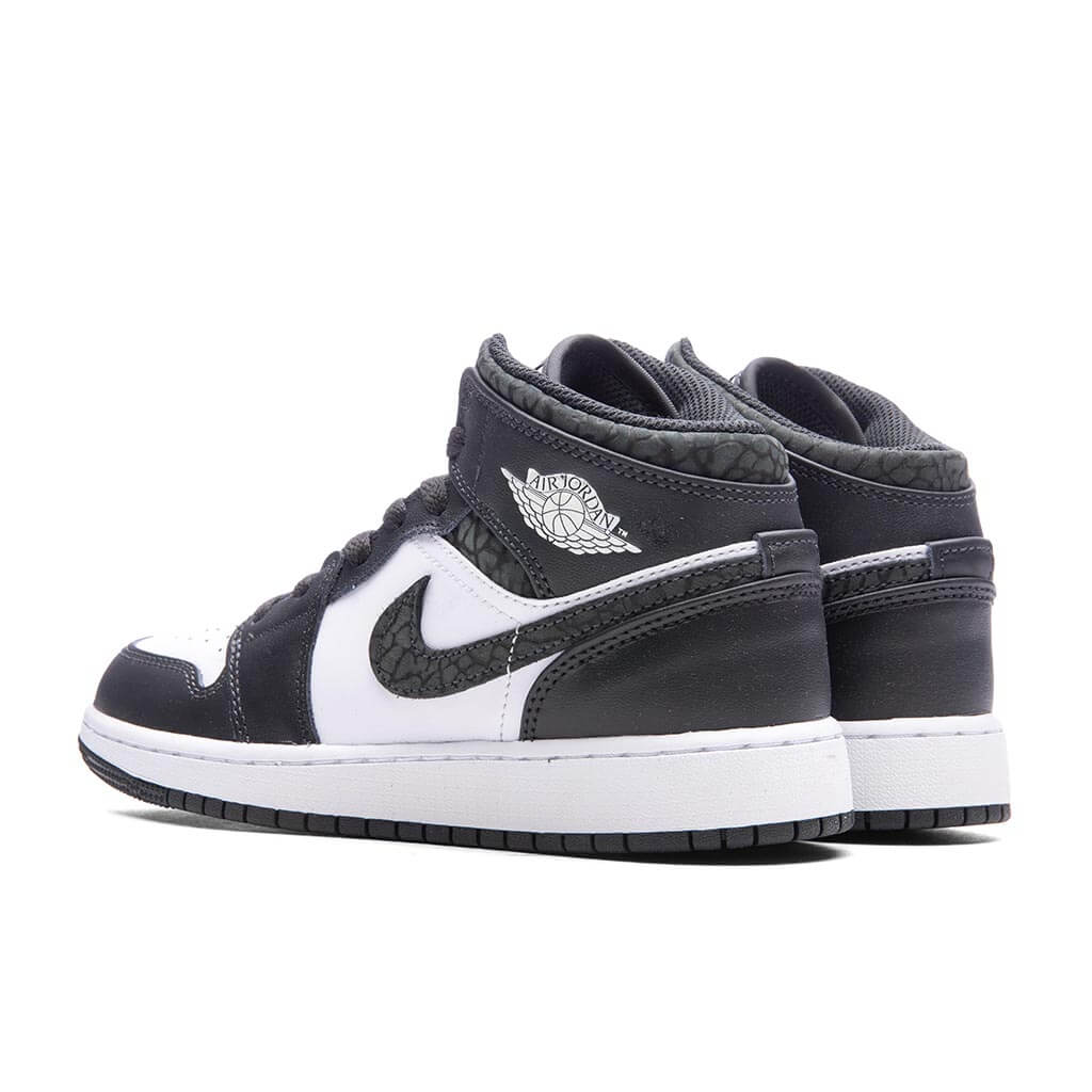 Air Jordan 1 Mid GS Off Noir Black White