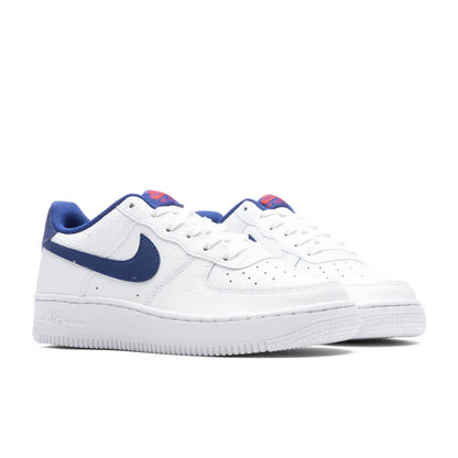 Air Force 1 GS White Deep Royal Blue University Red
