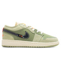 Air Jordan 1 Low GS Sky J Light Olive Black Celadon