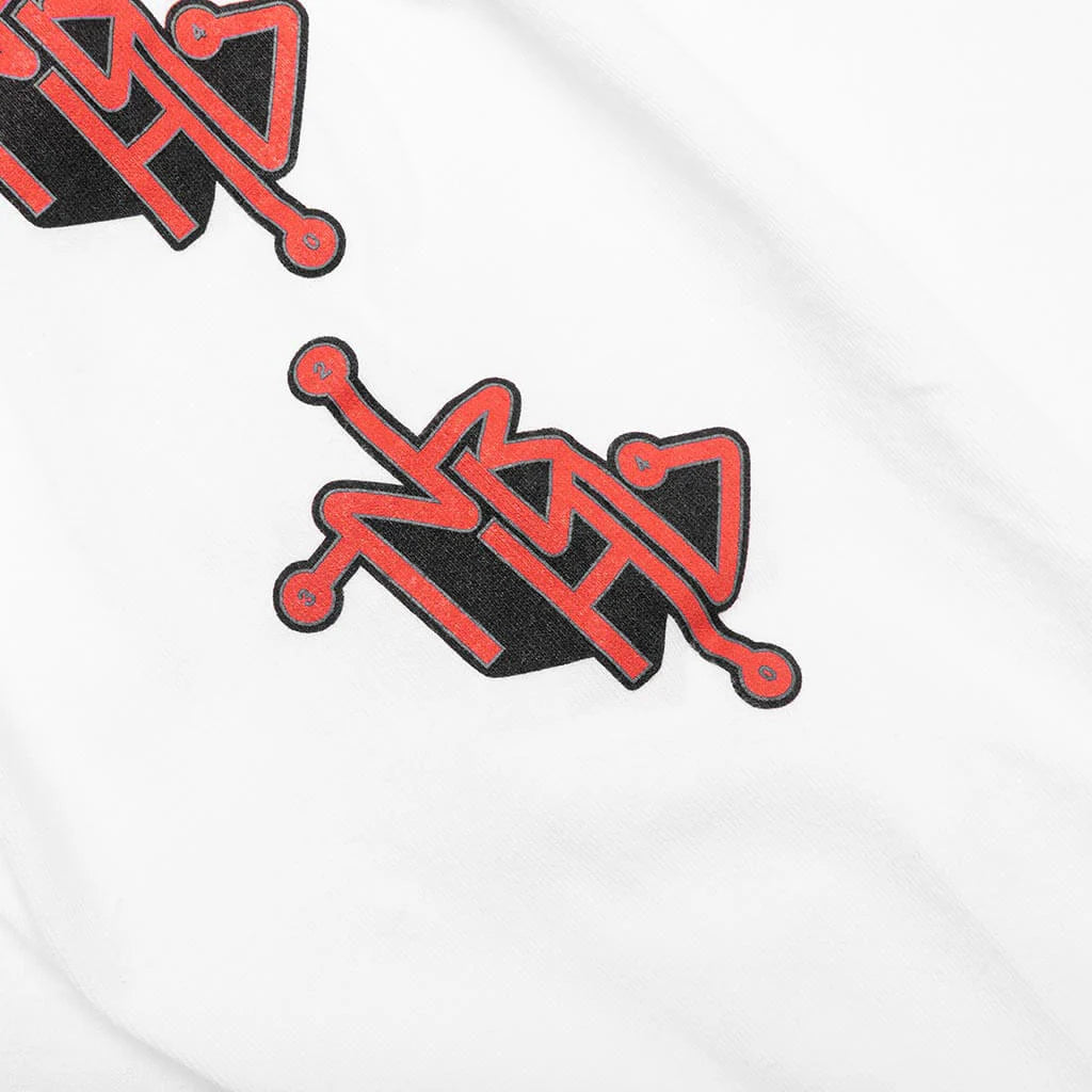 NH L S Tee 12 White