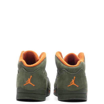 Air Jordan 5 Retro Olive TD Army Olive Solar Orange