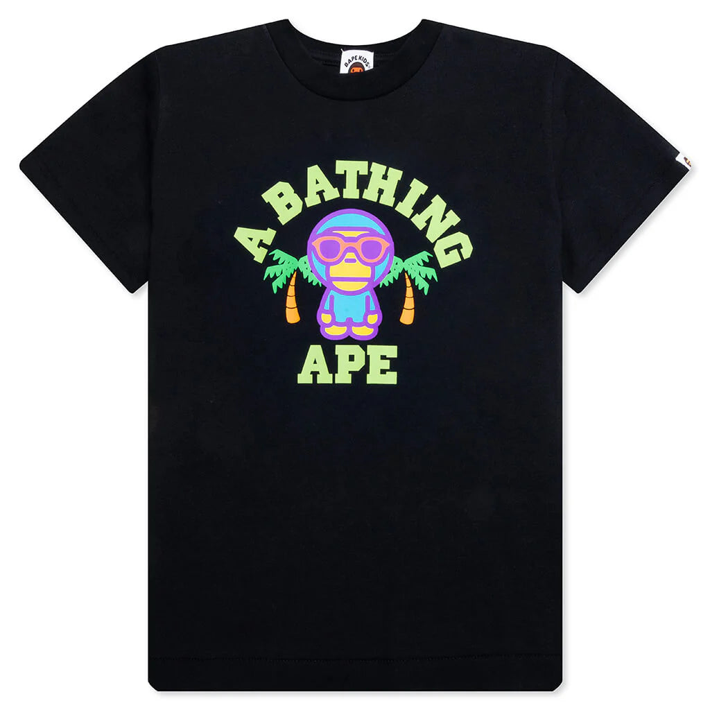 Kids Colors Milo College Summer Tee Black