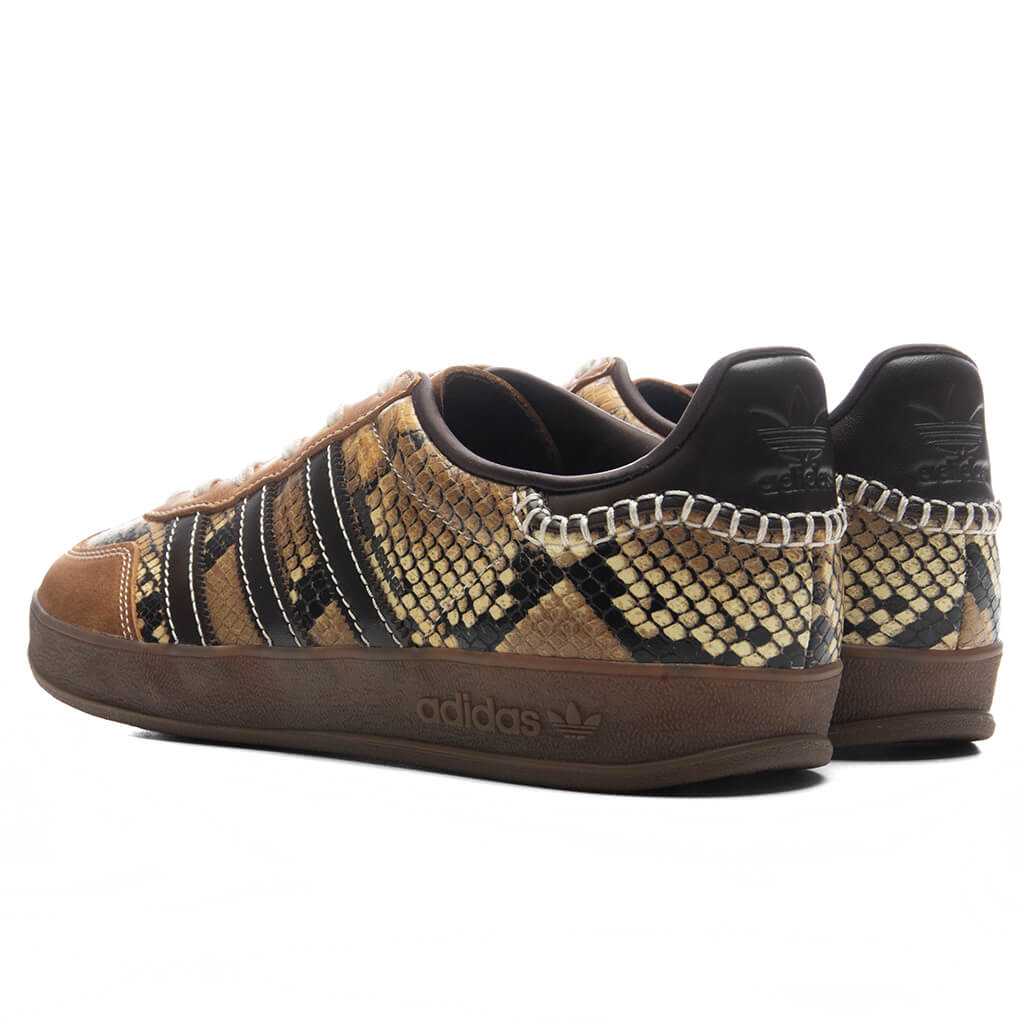 adidas Originals x Wales Bonner Gazelle Snake Supplier Colour Dark Brown Wonder White