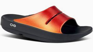 Oofos Womens OOahh Luxe Slide