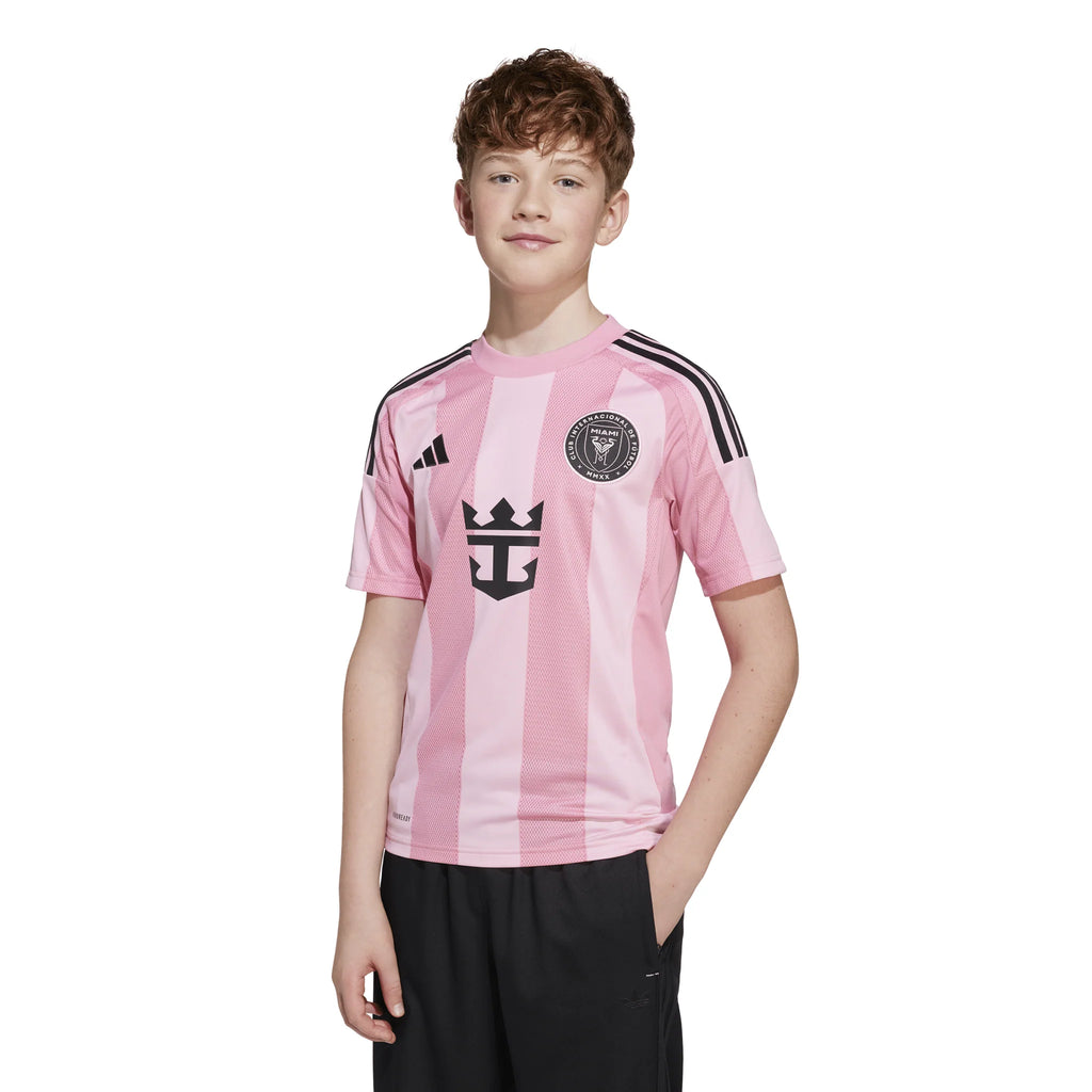 adidas Mens Inter Miami CF Home Jersey 25 26 Pink