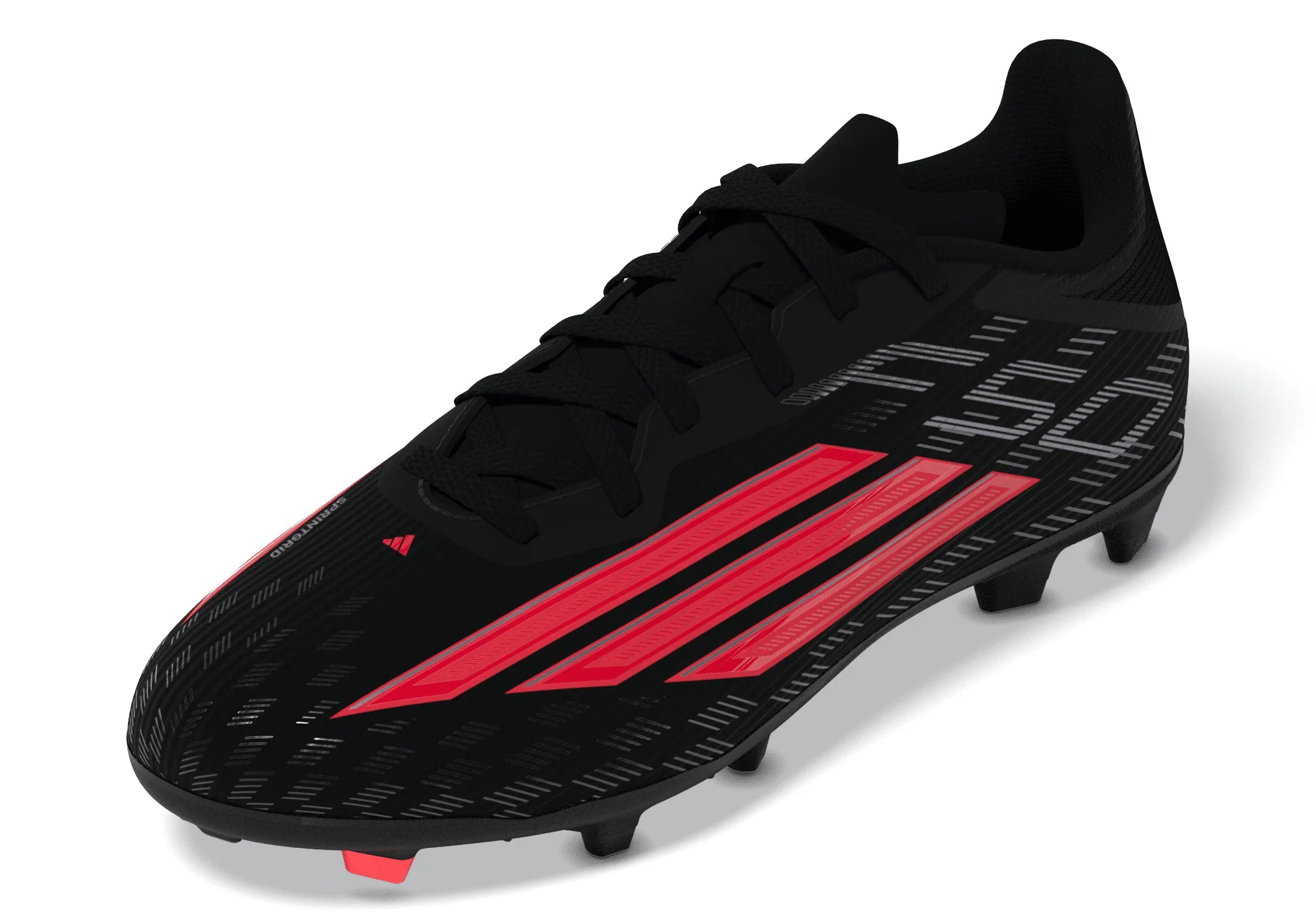 adidas F50 League FG MG Firm Ground Multi Ground Youth Soccer Cleats Black Red
