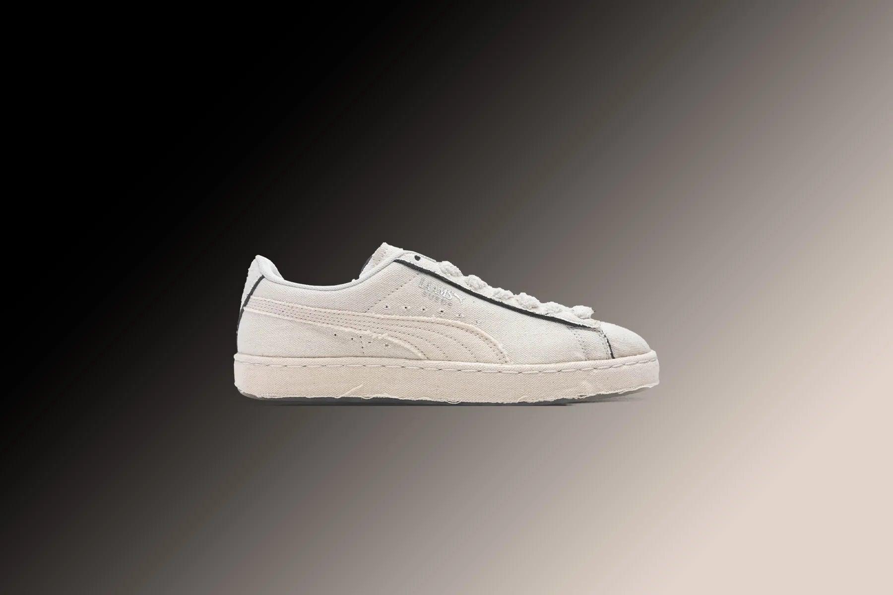 Puma x Laams Suede Blank Canvas White