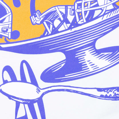 Feature x Icecream Super Bowl Short Sleeve Tee White